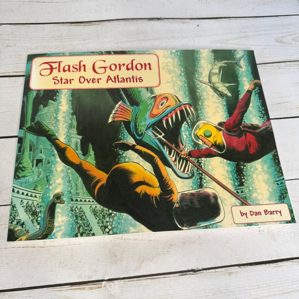 Flash Gordon Star Over Atlantis Dan Barry Graphic Novel 2007 Manuscript‎ Press